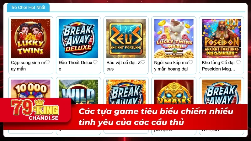 Nhiều tựa game MG điện tử được nhiều người chơi biết đến 