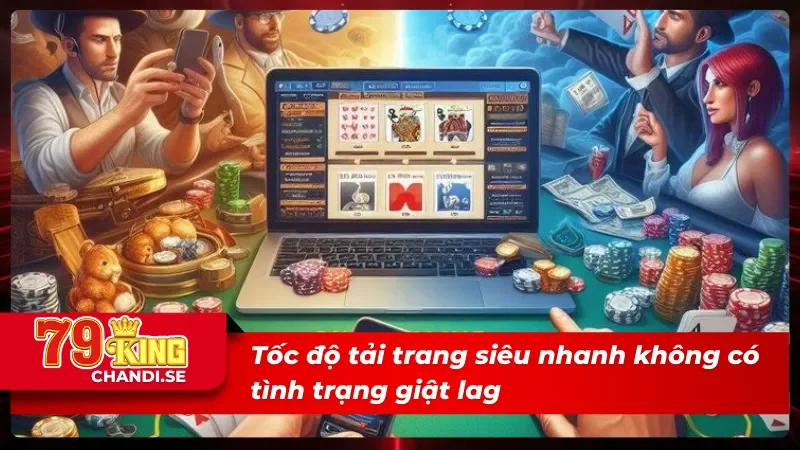 TP trực tuyến không có tính trạng chậm trễ và giật lag khi chơi 